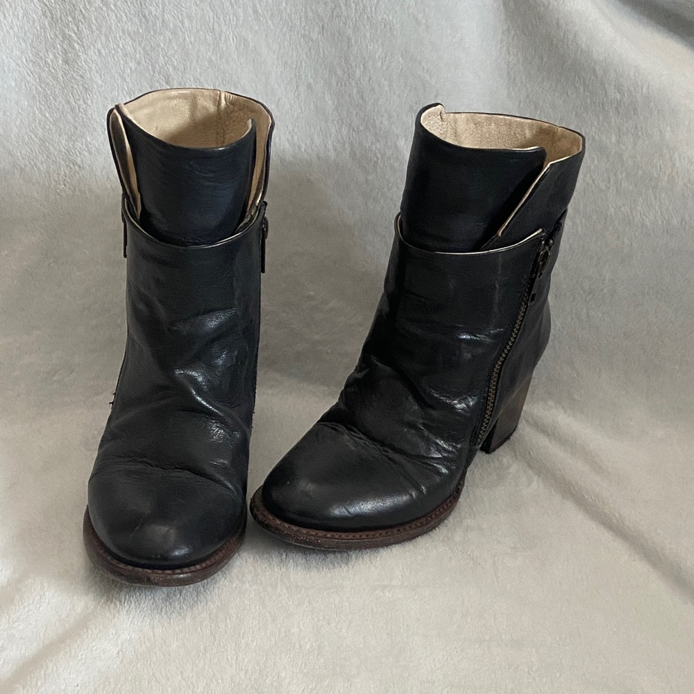 Freebird Carly by Steven Black Leather Ankle Boots